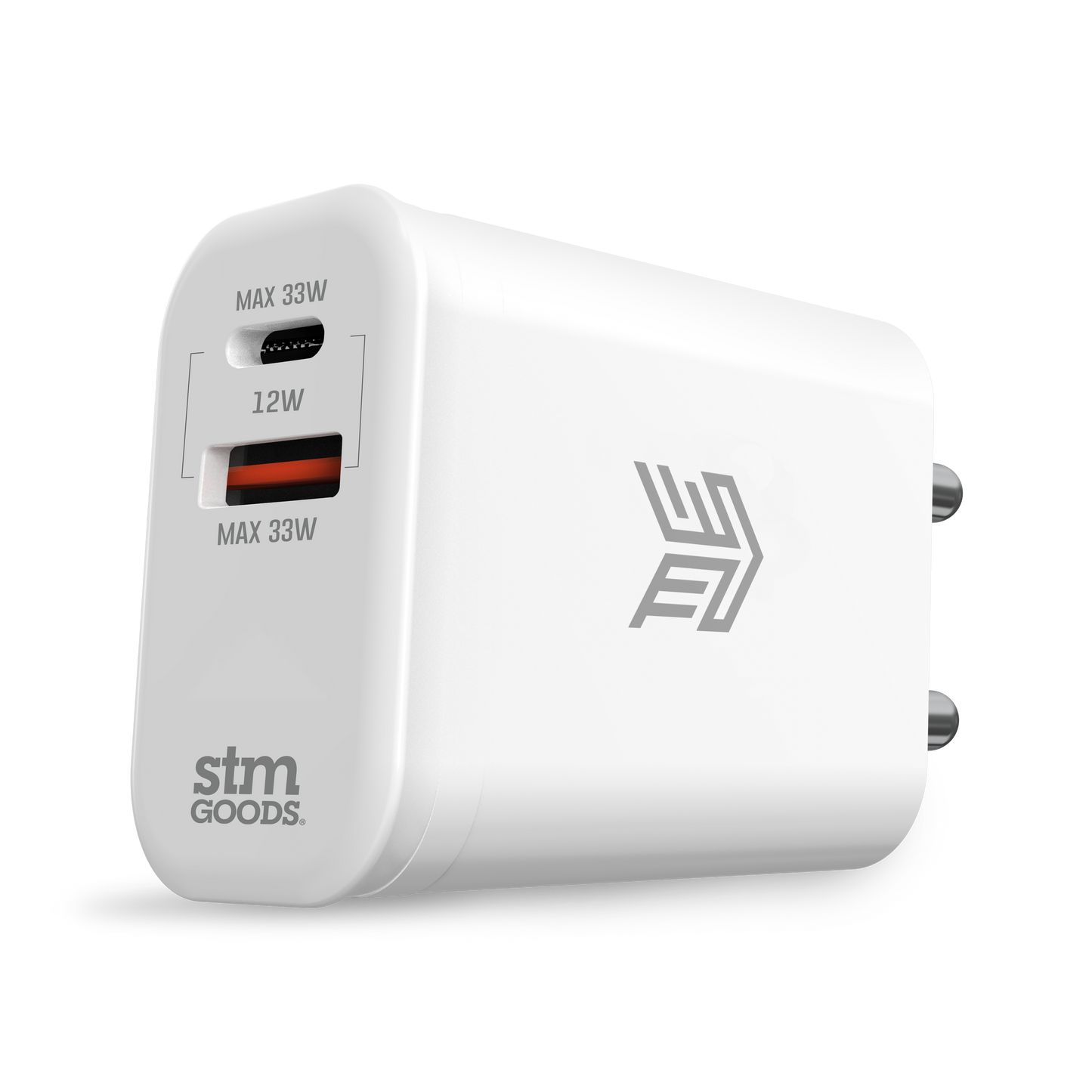 STM Fast charge 33W DUAL USB-C & USB-A Power Adapter